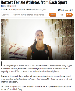 Illustration for article titled The 25 Sexiest "Sexiest Athlete" Slideshows From Bleacher Report In 2012: A Slideshow